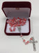 Image of Murano Glass Rosary Pink and White other