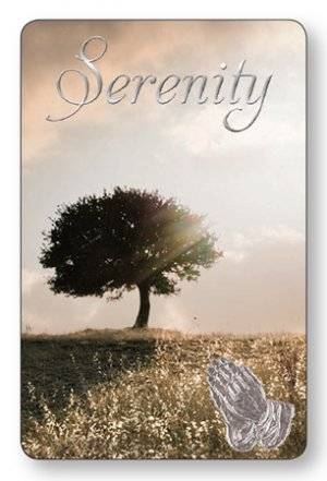 Image of Serenity Prayer Laminated Card Pack of 12 other