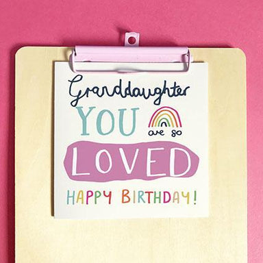 Image of Happy Birthday Granddaughter Greeting Card & Envelope other