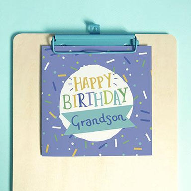 Image of Happy Birthday Grandson Greeting Card & Envelope other