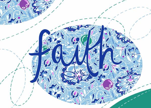 Image of Faith A6 Greeting Card other