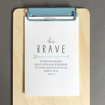 Image of Be Brave (Arrow) A6 Greeting Card other