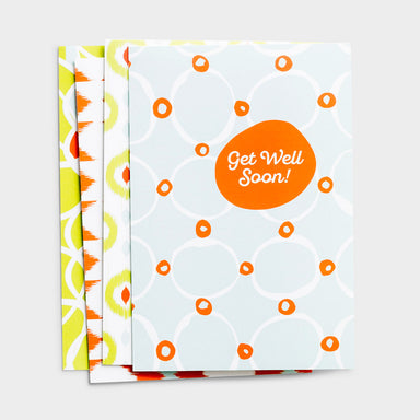 Image of Get Well - Cheerful Patterns - 12 Boxed Cards, KJV other