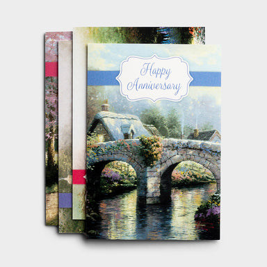 Image of Anniversary - Thomas Kinkade - 12 Boxed Cards other