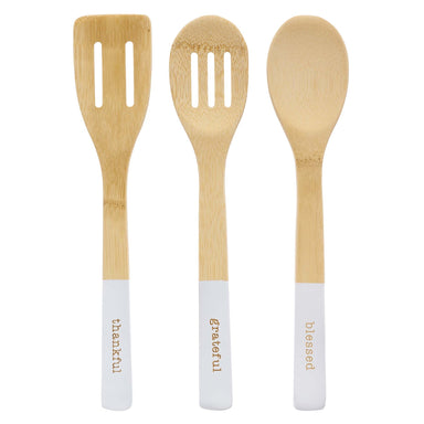 Image of Thankful Grateful Blessed Wooden Spoon Set other