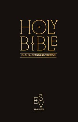 Image of ESV Pew Bible, Black, Hardback, Anglicised, Lightweight Format, Easy to Read Font, 65 Responsive readings other