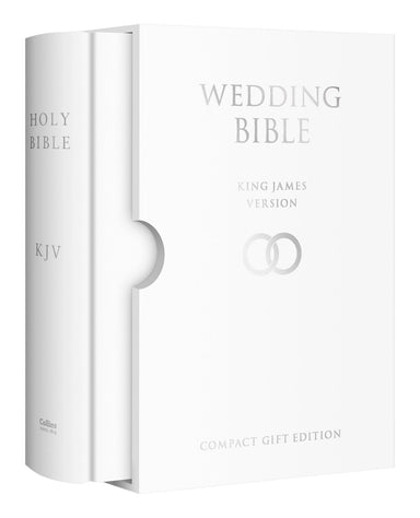 Image of King James Version (KJV) White Presentation Wedding Bible other