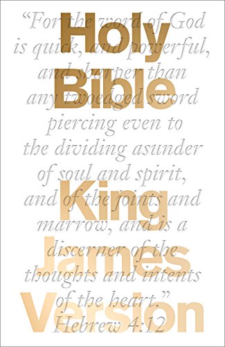 Image of Holy Bible King James Version White Hardback Single Column Anglicised Text Presentation Page Foreword from Justin Welby Bible other