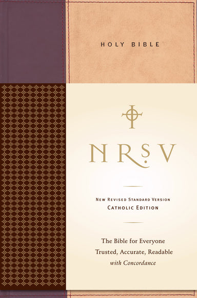 Image of NRSV Standard Catholic Edition Bible Anglicised Hardback Red / Tan other