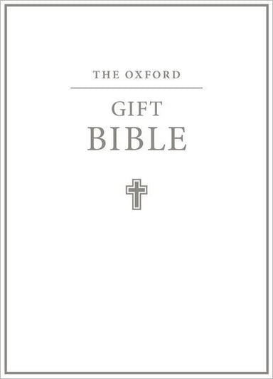 Image of KJV Oxford Gift Bible: White, imitation leather other