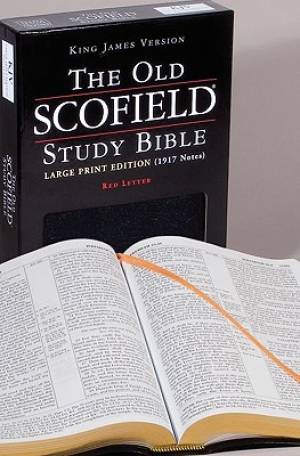 Image of KJV Old Scofield Study Bible Large Print Edition Bonded Leather Black other