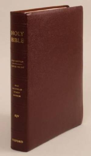 Image of KJV Old Scofield Study Bible Large Print Edition / Bonded  Leather / Burgundy other