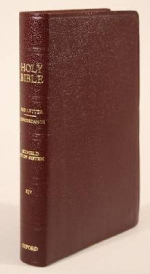 Image of KJV Old Scofield Study Bible Classic Edition Bonded Leather Burgundy other