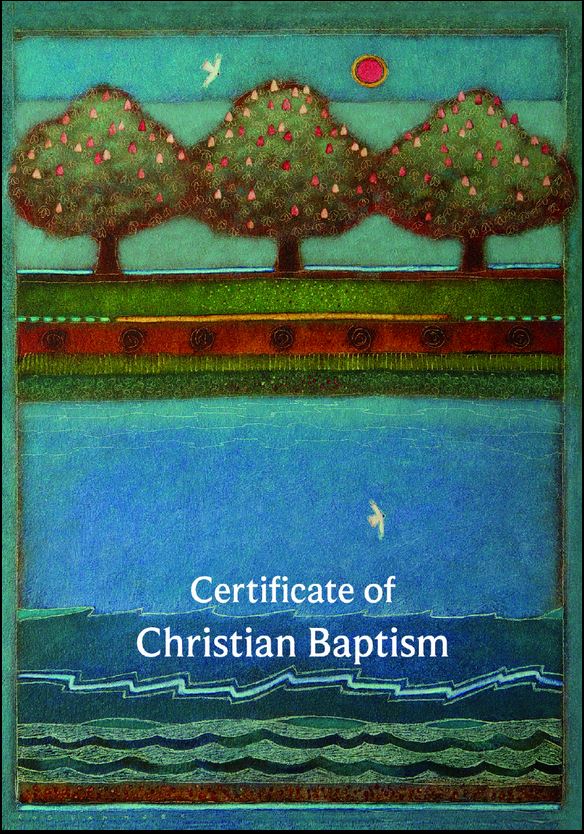 Image of Certificate of Christian Baptism Pack of 20 other