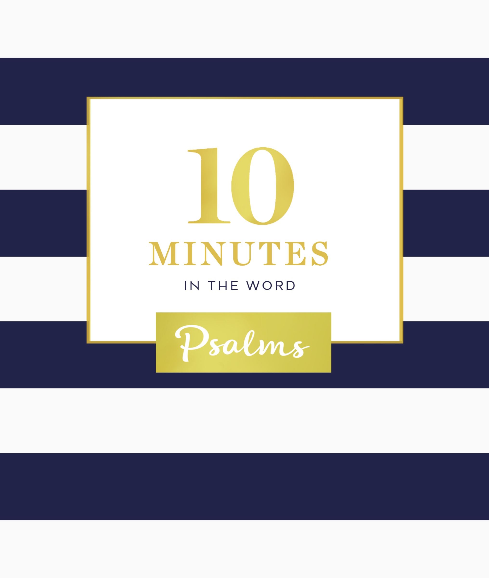 Image of 10 Minutes In The Word: Psalms other