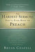 Image of Hardest Sermons Youll Ever Have To Preac other