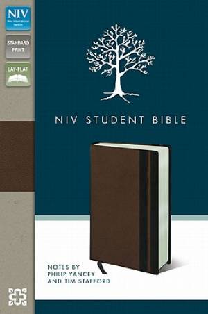 Image of NIV Student Bible Brown - Blue Imitation Leather other