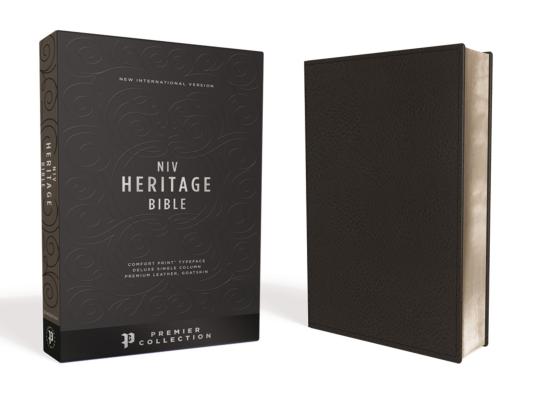 Image of NIV, Heritage Bible, Deluxe Single-Column, Premium Goatskin Leather, Black, Premier Collection, Comfort Print other