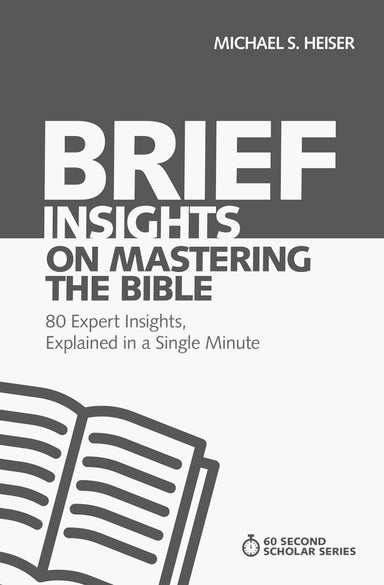 Image of Brief Insights On Mastering The Bible other