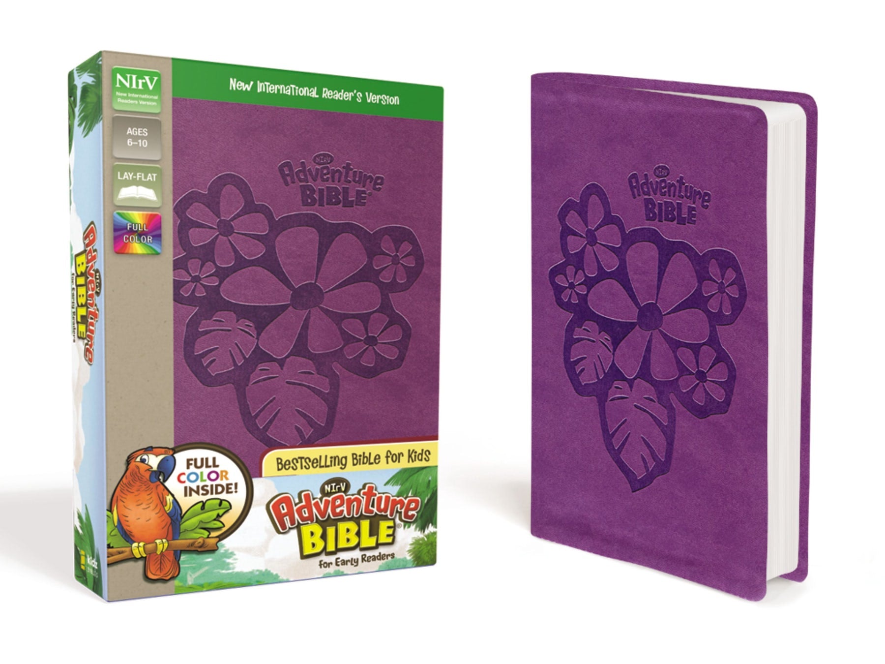 Image of NIrV Adventure Bible for Early Readers, Purple, Imitation Leather, Full Color,  Articles, Illustrations, Hands-On Activities, Introductions, Dictionary, Maps other