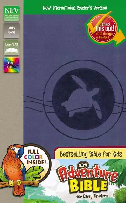 Image of NIrV, Adventure Bible for Early Readers, Imitation Leather, Blue, Full Color other