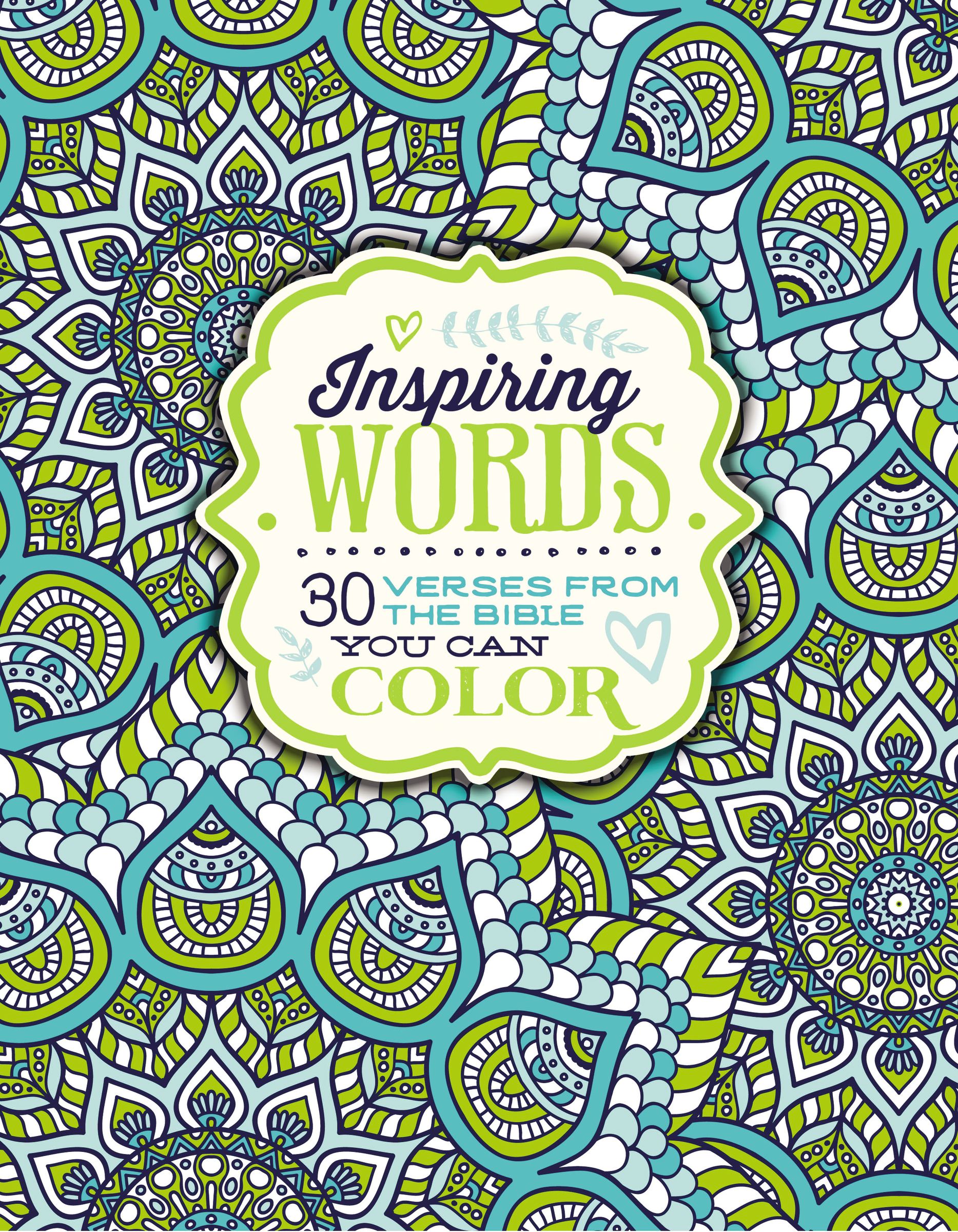 Image of Inspiring Words Colouring Book other