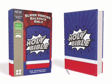 Image of NIrV Super Heroes Backpack Bible other