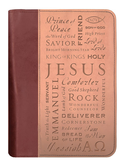Image of Duo Tone Names of Jesus Extra Large Book/Bible Cover other