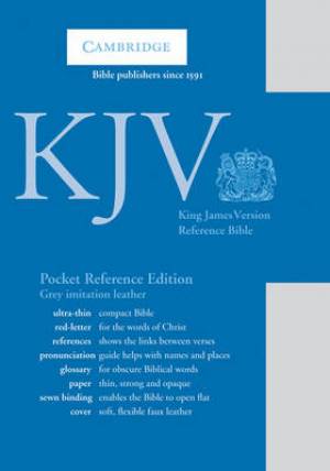 Image of KJV Pocket Reference Edition: Dark Grey, Imitation Leather other
