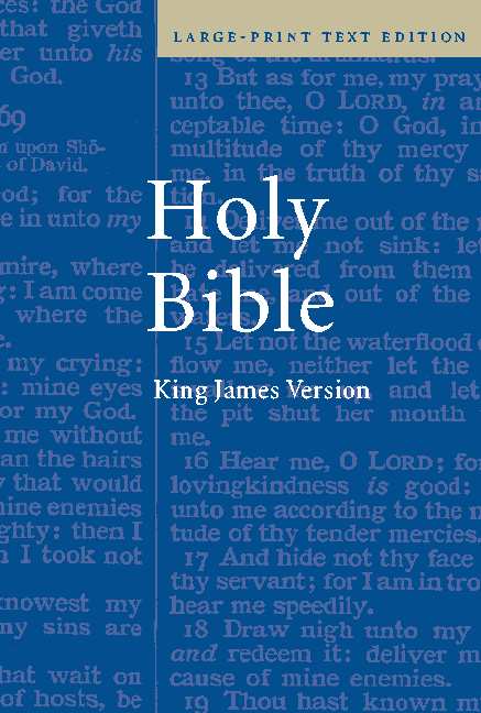 Image of KJV Large Print Text Bible, KJ650:T other