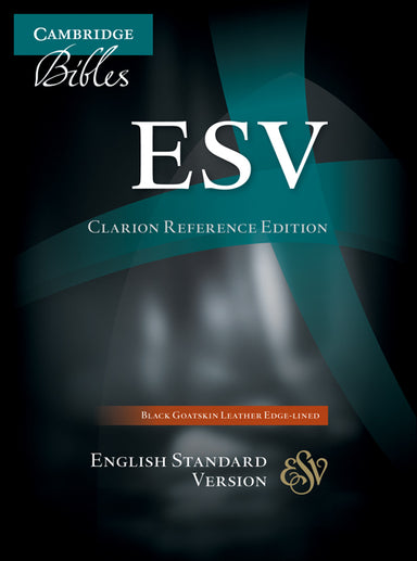 Image of ESV Clarion Reference Bible Goatskin Black other