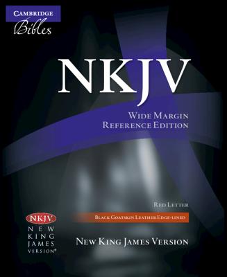 Image of NKJV Wide Margin Reference Bible: Black, Goatskin Leather other