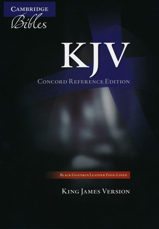 Image of KJV Concord Reference Bible: Black, Goatskin Leather other