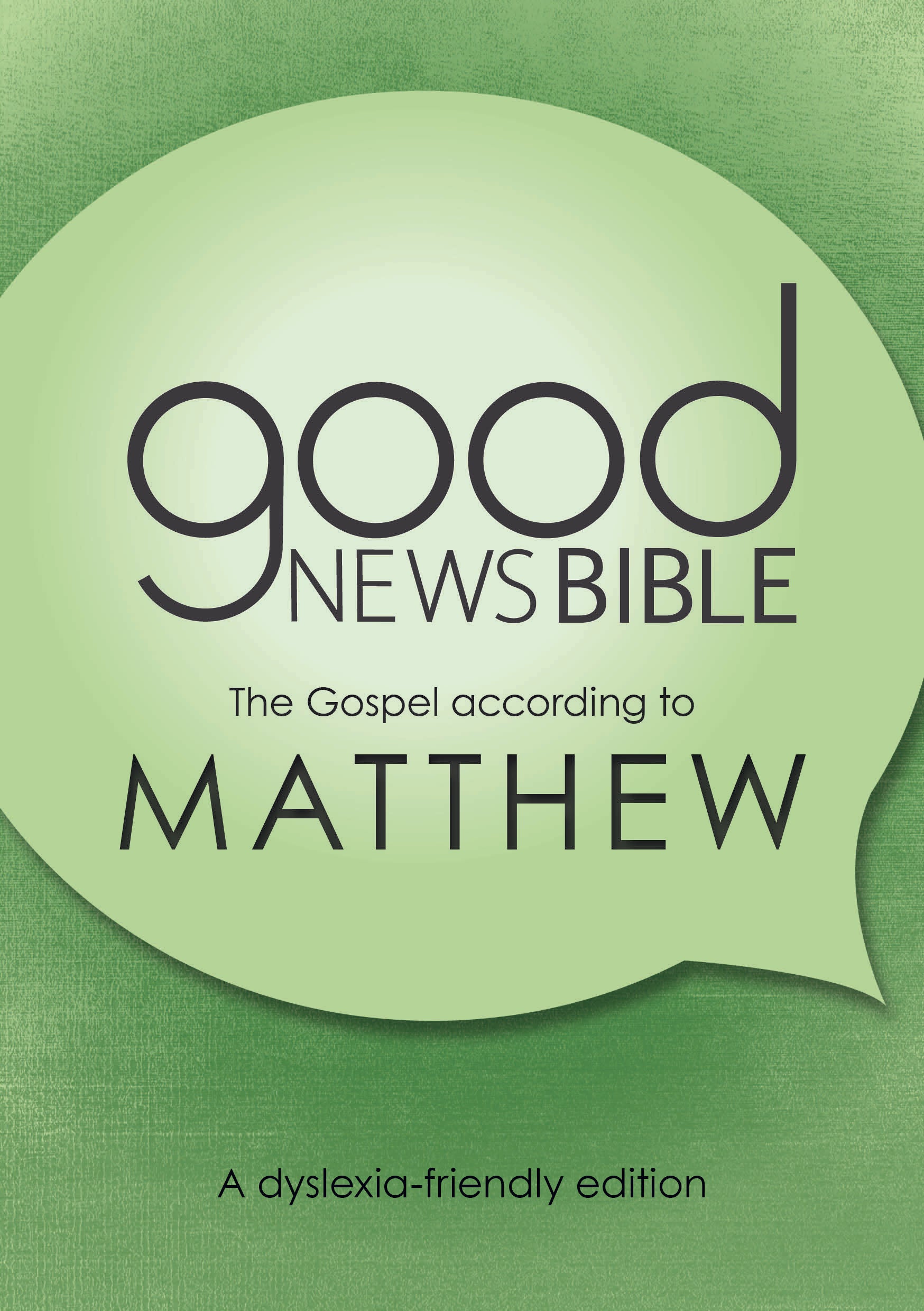Image of GNB The Gospel of Matthew (Dyslexia Friendly) other