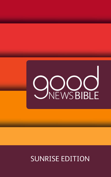 Image of Sunrise Good News Bible, Orange, Hardback,  Book Introductions, Bible References, New Maps other