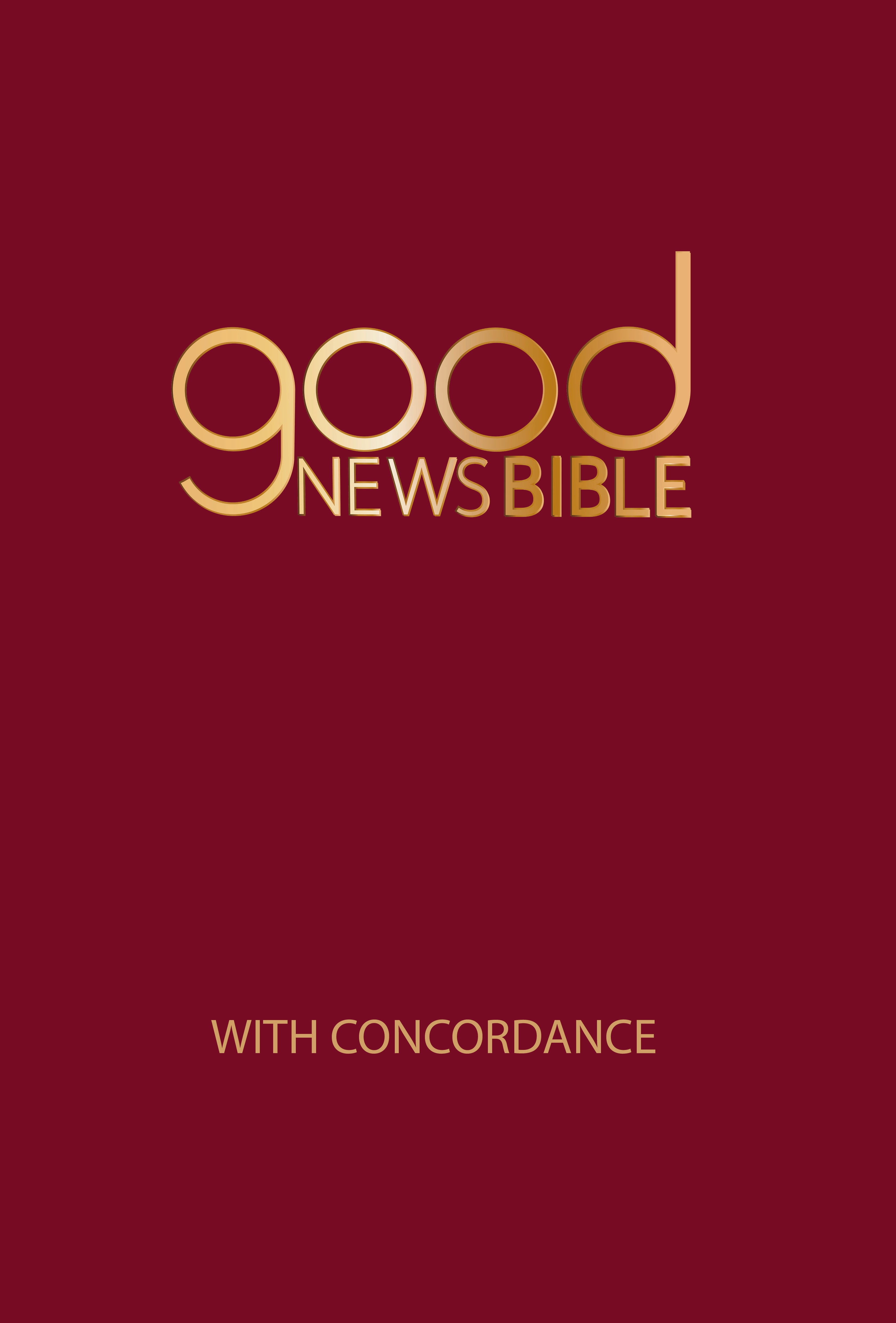 Image of Good News Pew Bible, Burgundy, Hardback, Concordance, Introductions, References, Maps, Word List other