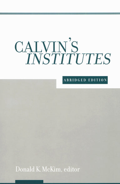 Image of Calvin's Institutes other