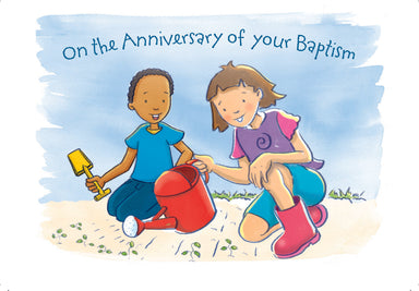 Image of Baptism Anniversary Card Children - Pack of 10 other