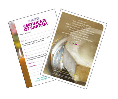 Image of Holy Baptism Certificate other