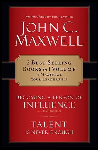 Image of John C. Maxwell 2 In 1: Becoming a Person of Influence and Talent is Never Enough other
