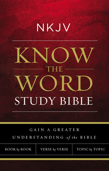 Image of NKJV, Know The Word Study Bible, Paperback, Red Letter other