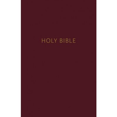 Image of NKJV Pew Bible, Burgundy, Hardcover, Large Print, Words of Christ in Red, Color Maps, Table of Weights and Measures, Charts other