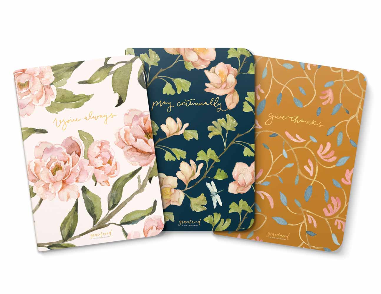 Image of Gracelaced Lined Notebooks: Set of 3 other