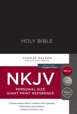 Image of NKJV, Reference Bible, Personal Size Giant Print, Hardcover, Black, Red Letter, Comfort Print other