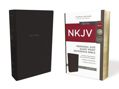 Image of NKJV, Reference Bible, Personal Size Giant Print, Leathersoft, Black, Red Letter, Comfort Print other