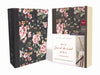 Image of NKJV, Journal the Word Bible, Cloth over Board, Gray Floral, Red Letter, Comfort Print other