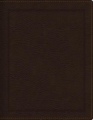 Image of NKJV, Journal the Word Bible, Bonded Leather, Brown, Red Letter, Comfort Print other