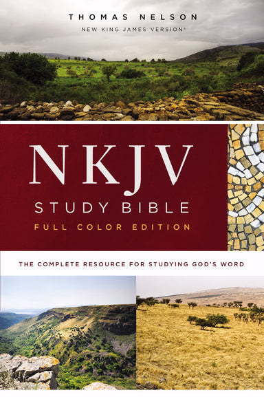 Image of NKJV Study Bible, Hardcover, Burgundy, Full-Color, Comfort Print other