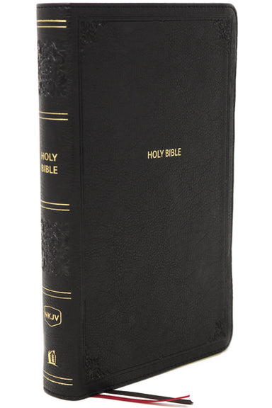 Image of NKJV, End-of-Verse Reference Bible, Compact, Leathersoft, Black, Red Letter, Comfort Print other