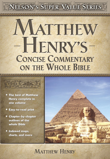 Image of Matthew Henry's Concise Commentary on the Whole Bible other
